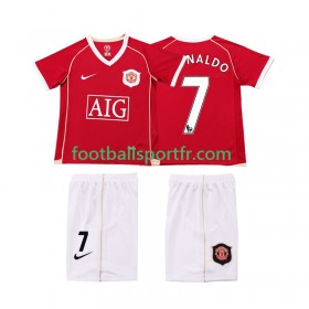 Tenue Manchester United Ronaldo 7 2006 2007 Retro Enfant Domicile Maillot de Foot